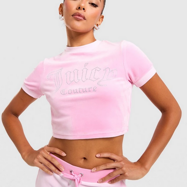 JUICY COUTURE Slim Baby T-Shirt - SMALL