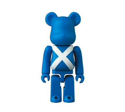 Bearbrick 100% Be@rbrick Series 45 S45 Flag Scotland with Card
