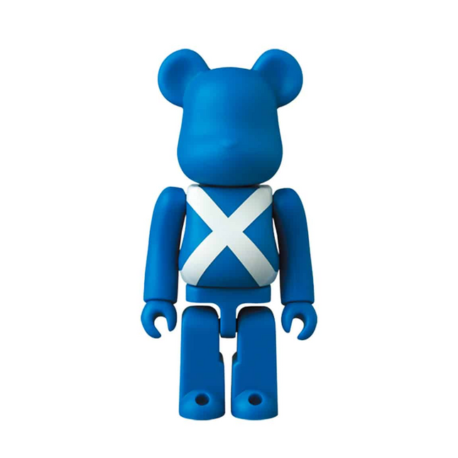 Bearbrick 100% Be@rbrick Series 45 S45 Flag Scotland with Card