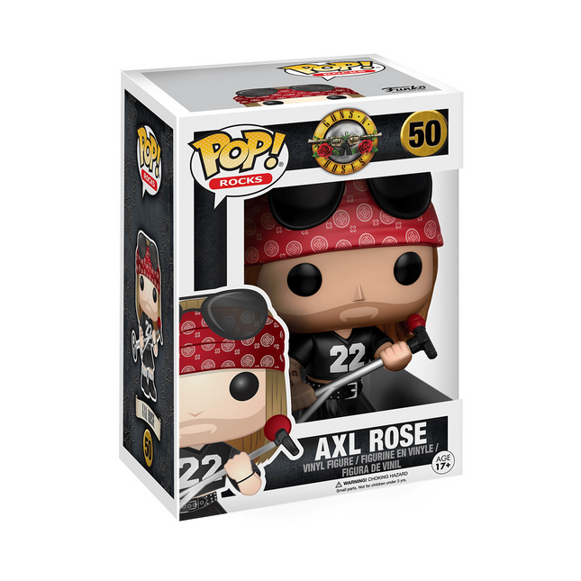 Guns & Roses Set SLASH #51 AXL ROSE #50 Duff Mckagan #52 Funko Pop! vinyl