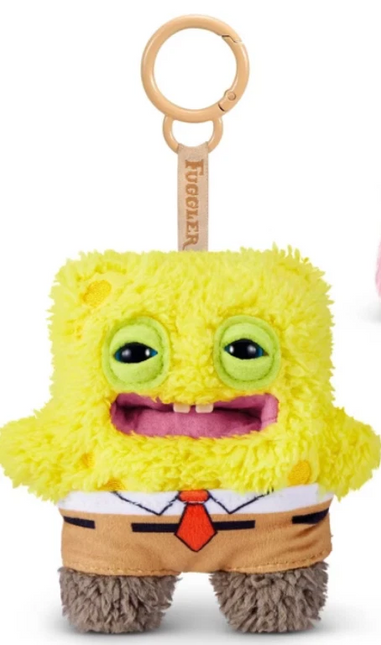 Brand New Fuggler x SpongeBob Spongebob Squarepants Licensed Keyrings by ZURU