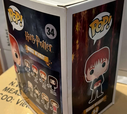 George Weasley #34 Harry Potter Funko Pop! vinyl  (damaged)