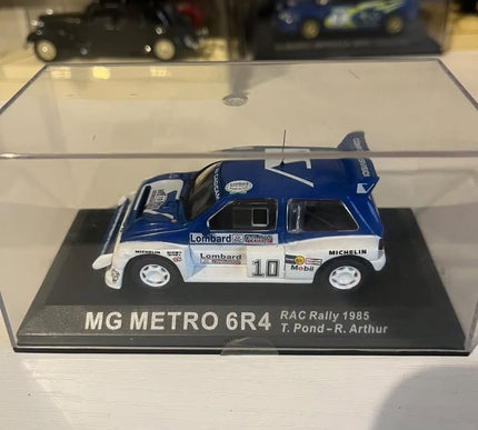 MG METRO 6r4 RAC rally 1985 T.Pond - R.Arthur diescast car 1:43
