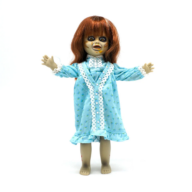 AS NEW 2017 MEZCO LIVING DEAD DOLLS PRESENT THE EXORCIST 10" DOLL 99105