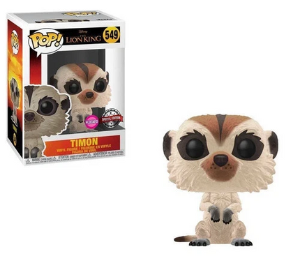 Timon FLOCKED #549 The lion king Disney Funko Pop! Vinyl Figure 