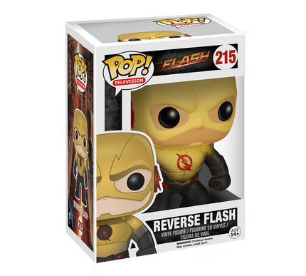 (2017) reverse flash #215 Pop! funko vinyl DC + Free case