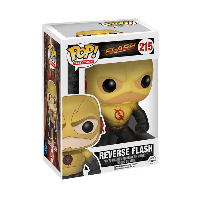 (2017) reverse flash #215 Pop! funko vinyl DC + Free case