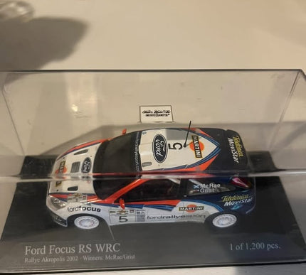 1/43 Ford Focus RS WRC McRae No. 5 Acropolis Rally Winner 2002 FORD FOCUS