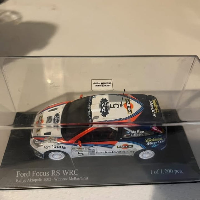 1/43 Ford Focus RS WRC McRae No. 5 Acropolis Rally Winner 2002 FORD FOCUS