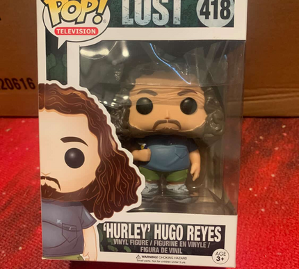 Hurley Hugo Reyes #418 "lost" "TV" Funko Pop! Vinyl Figure