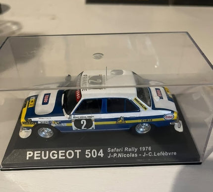 PEUGEOT 504 #2 SAFARI 1976 J. P. NICOLAS IXO RAC065 1/43