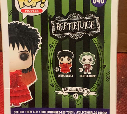 Lydia Deetz #640 "MOVIES" Beetle juice Funko Pop! Vinyl Figure (damaged)