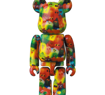 Bearbrick Pattern Jon Burgerman 100% Be@rbrick Series 46