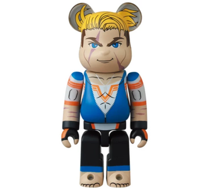 Bearbrick 100% Be@rbrick Series 46 S46 Game Luke Street Fighter with Card