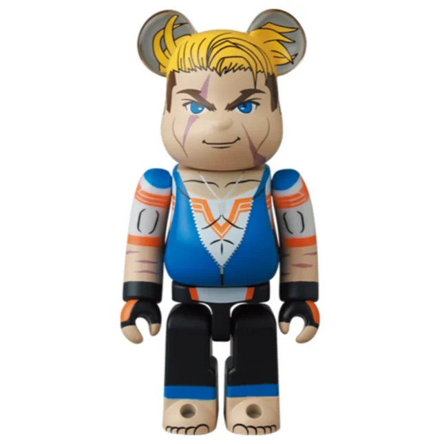 Bearbrick 100% Be@rbrick Series 46 S46 Game Luke Street Fighter with Card