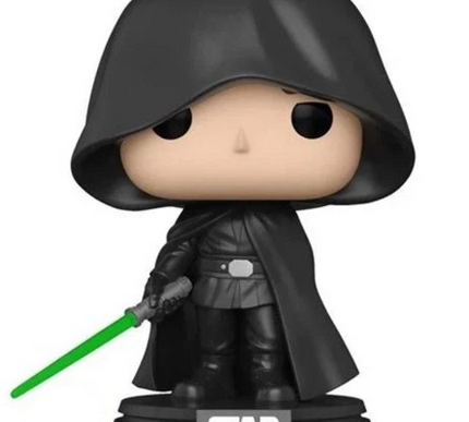 Luke Skywalker (Glow) 501 ~ Star Wars: The Mandalorian ~ Funko Pop Vinyl ~ GITD