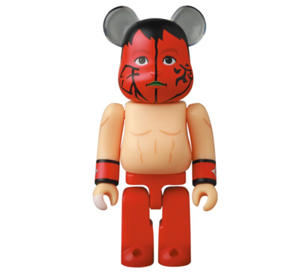 Great Muta Wrestler Variant Artist 100% Series 46 Medicom Bearbrick Be@rbrick