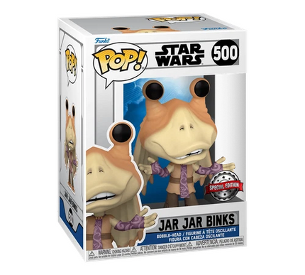 SPECIAL EDITION | Funko POP! Vinyl #500 Star Wars: Jar Jar Binks Unopened