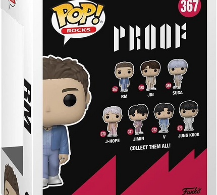 RM (bts) #367 Pop! vinyl music funko + free case