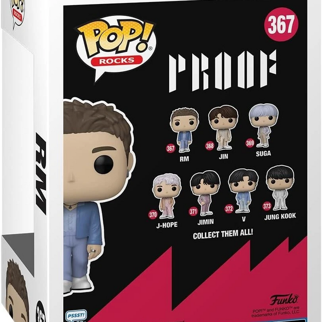 RM (bts) #367 Pop! vinyl music funko + free case