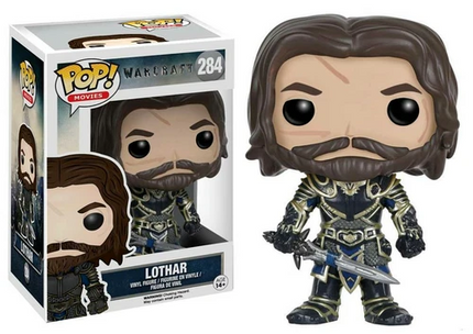 Lothar #284"MOVIES" Warcraft Funko Pop! Vinyl Figure (damaged)