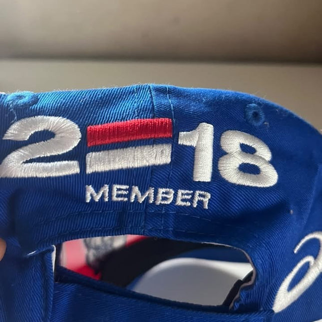 Western Bulldogs 2018 Members Cap OFFICAL AFL BRANDED 