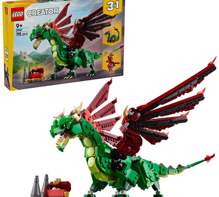 LEGO Creator 3-in-1 31161 - Medieval Dragon (BNIB - UNOPENED)