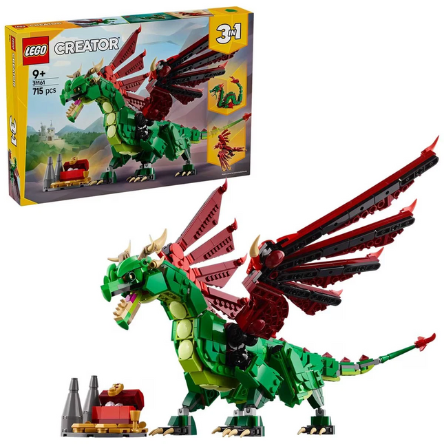 LEGO Creator 3-in-1 31161 - Medieval Dragon (BNIB - UNOPENED)