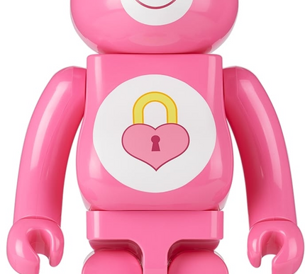 Bearbrick series 43 Animal Care Bears 100% (secret) pink