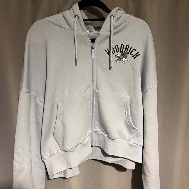 Hoodrich Women's Blue and White Hoodie - XL