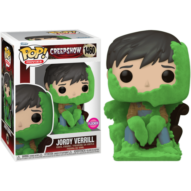 Funko POP! Movies Creepshow - Jordy Verrill #1460 - Flocked + free case