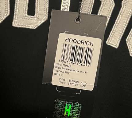 Hoodrich Heat V3 Full Zip Hoodie Large Blue