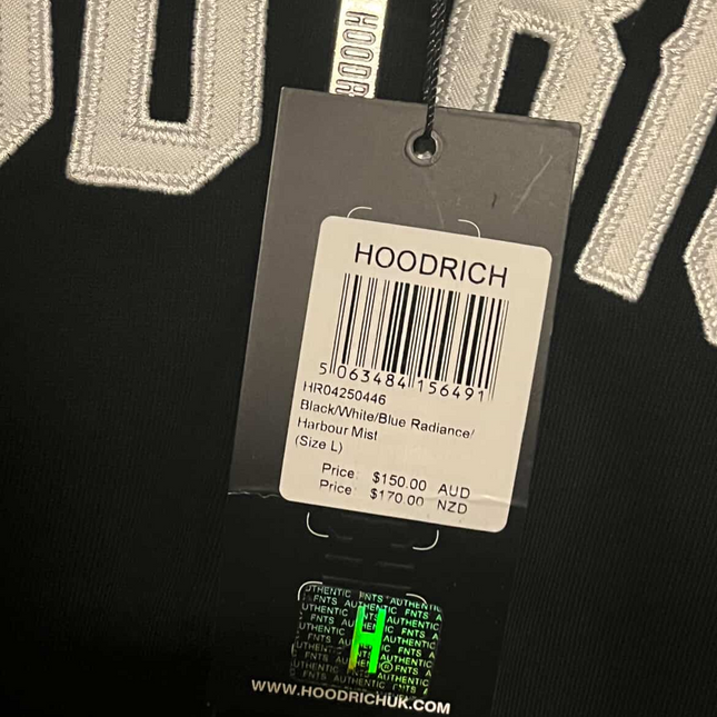 Hoodrich Heat V3 Full Zip Hoodie Large Blue