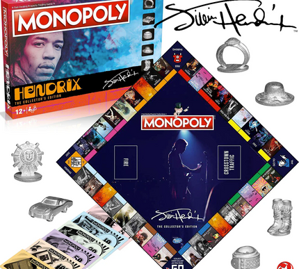 Brand new sealed monopoly game board - Jimi hendrix