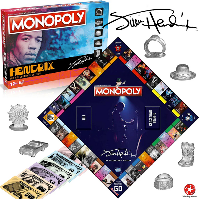 Brand new sealed monopoly game board - Jimi hendrix