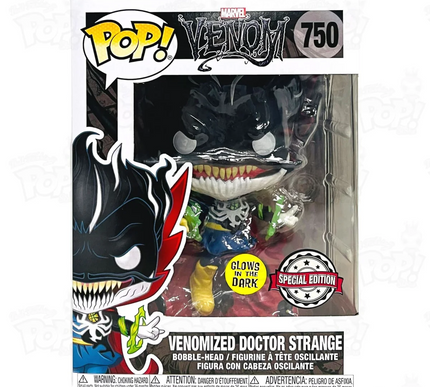 venomized doctor strange #750 Marvel Funko Pop! vinyl + free case