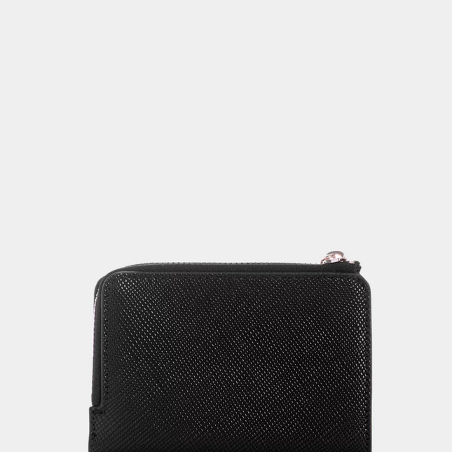 Guess Black Laurel Zip Card Case Wallet - ONE SIZE Brand New with tags