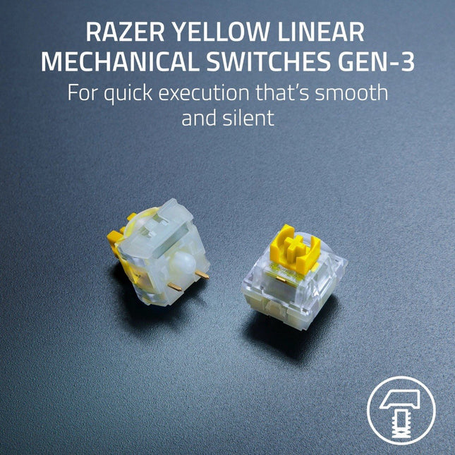 Razer BlackWidow V4 X Mechanical Gaming Keyboard (Yellow Switch) - Fortnite