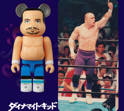 Bearbrick 100% Be@rbrick Series 45 S45 Artist Dynamite Kid with Card