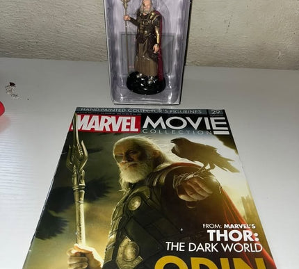 Thor Odin #29 Marvel Movie Hand painted Eaglemoss figurine with magazine 