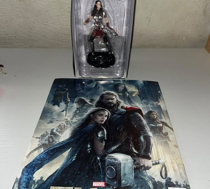 Lady Sif #12 Marvel Movie Hand painted Eaglemoss figurine with magazine 