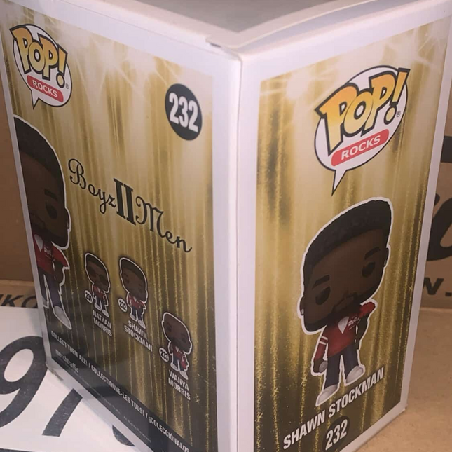 shawn stockman #232 Pop! vinyl music funko + free case (damage)