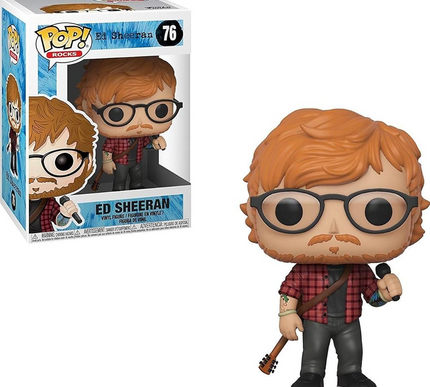 Ed sheeran #75 Pop! vinyl music funko + free case