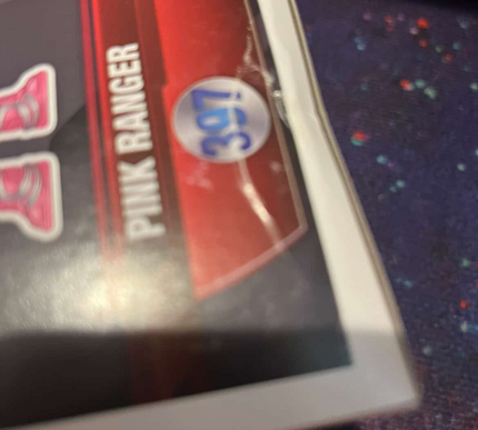 Pink Ranger #397 Power Rangers Funko Pop! vinyl (damaged)