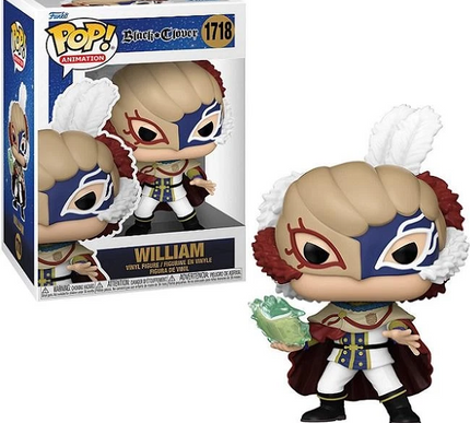 William #1718 - Black Clover Funko Pop! Animation + free case