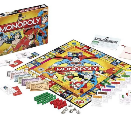Monopoly DC Comics Originals Edition 2017 Family Board Game NEW SEALED