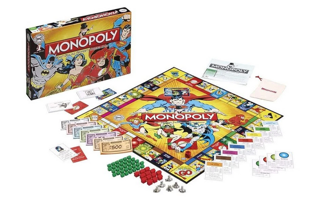 Monopoly DC Comics Originals Edition 2017 Family Board Game NEW SEALED