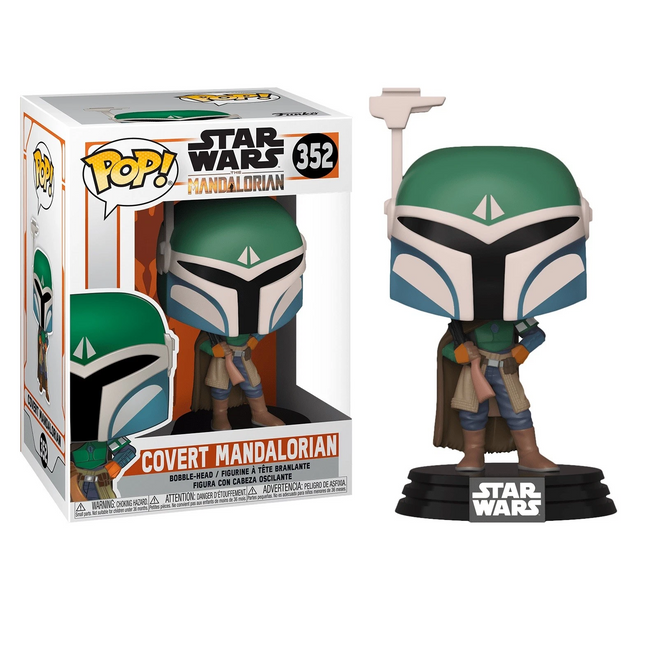 covert Mandalorian #352 Funko POP! vinyl star wars + free case