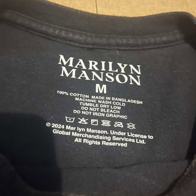 Marilyn Manson - Medium Brand new authentic Official merchandise 