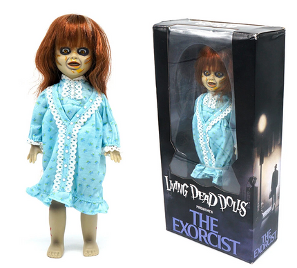 AS NEW 2017 MEZCO LIVING DEAD DOLLS PRESENT THE EXORCIST 10" DOLL 99105